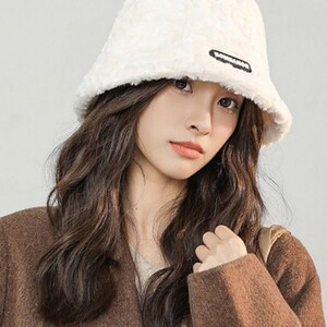 해돋이 방한 버킷햇 벙거지 겨울 모자 캠핑 여자 양털